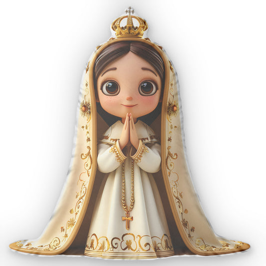 Christian Guardian Pillow Our Lady of Fatima 3D image Custom Shaped Pillow