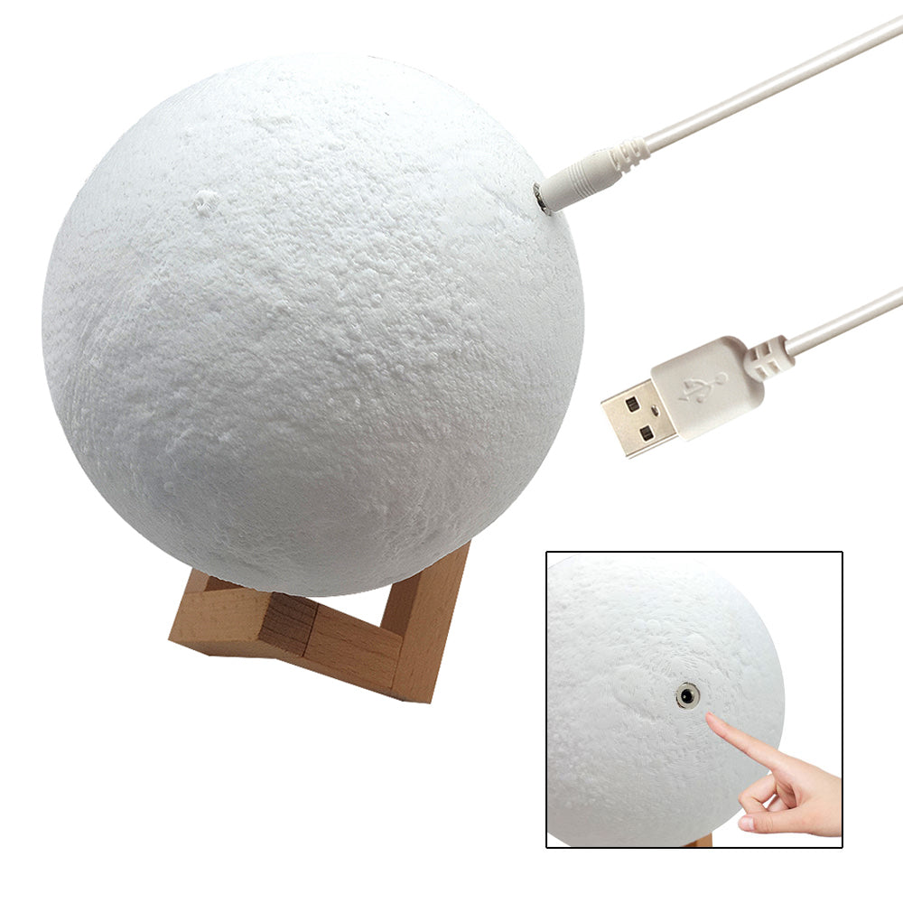 3D Printing Remote/Touch Control LED Moon Lamp Personalized with Your Picture